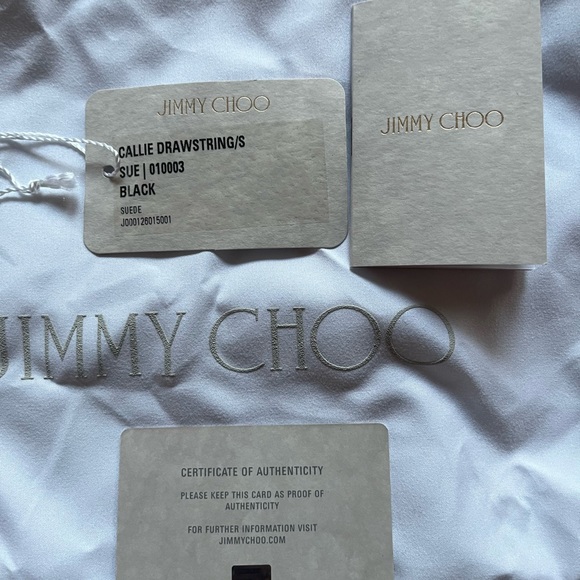 Jimmy Choo Callie Drawstring Bucket Bag - Only One Size / Black - Picture 5 of 7